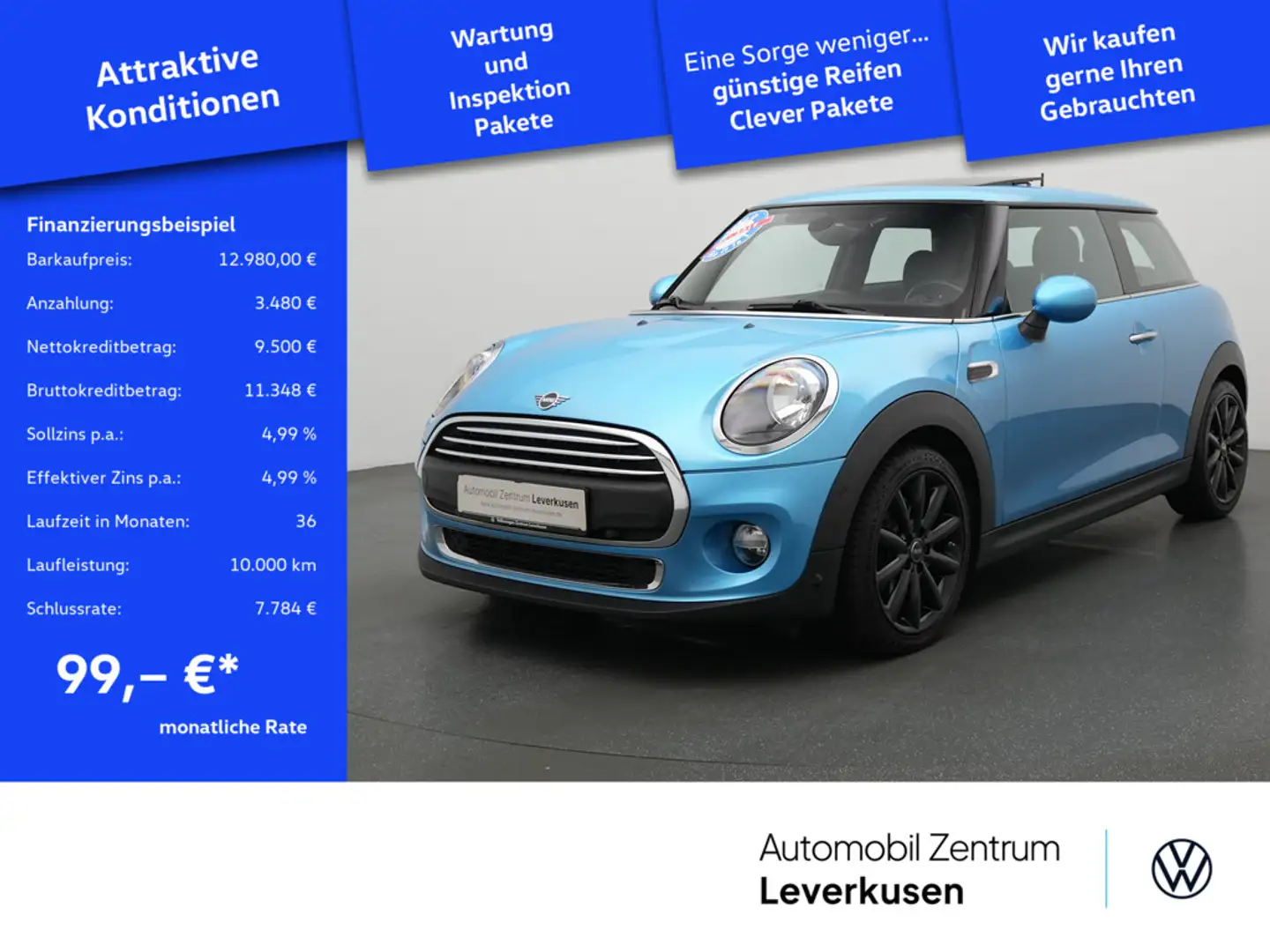 MINI One D PANO PDC KLIM PORT NAVI Blau - 1