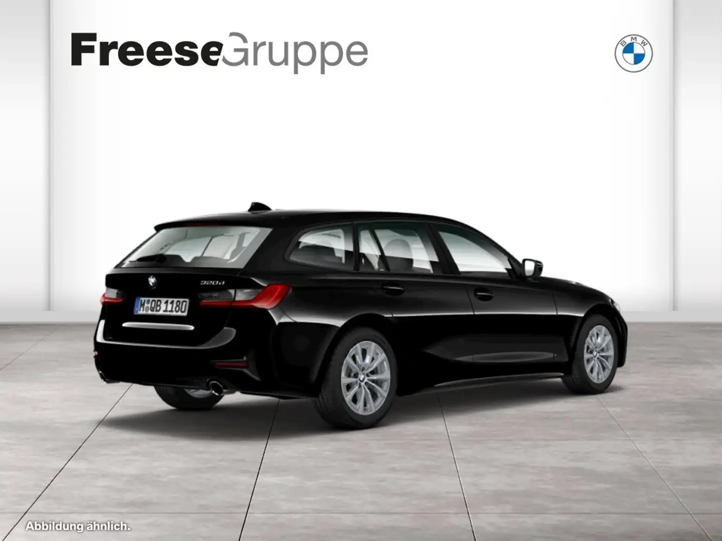 BMW 320 d Touring DAB LED Klimaaut. PDC Schwarz - 2