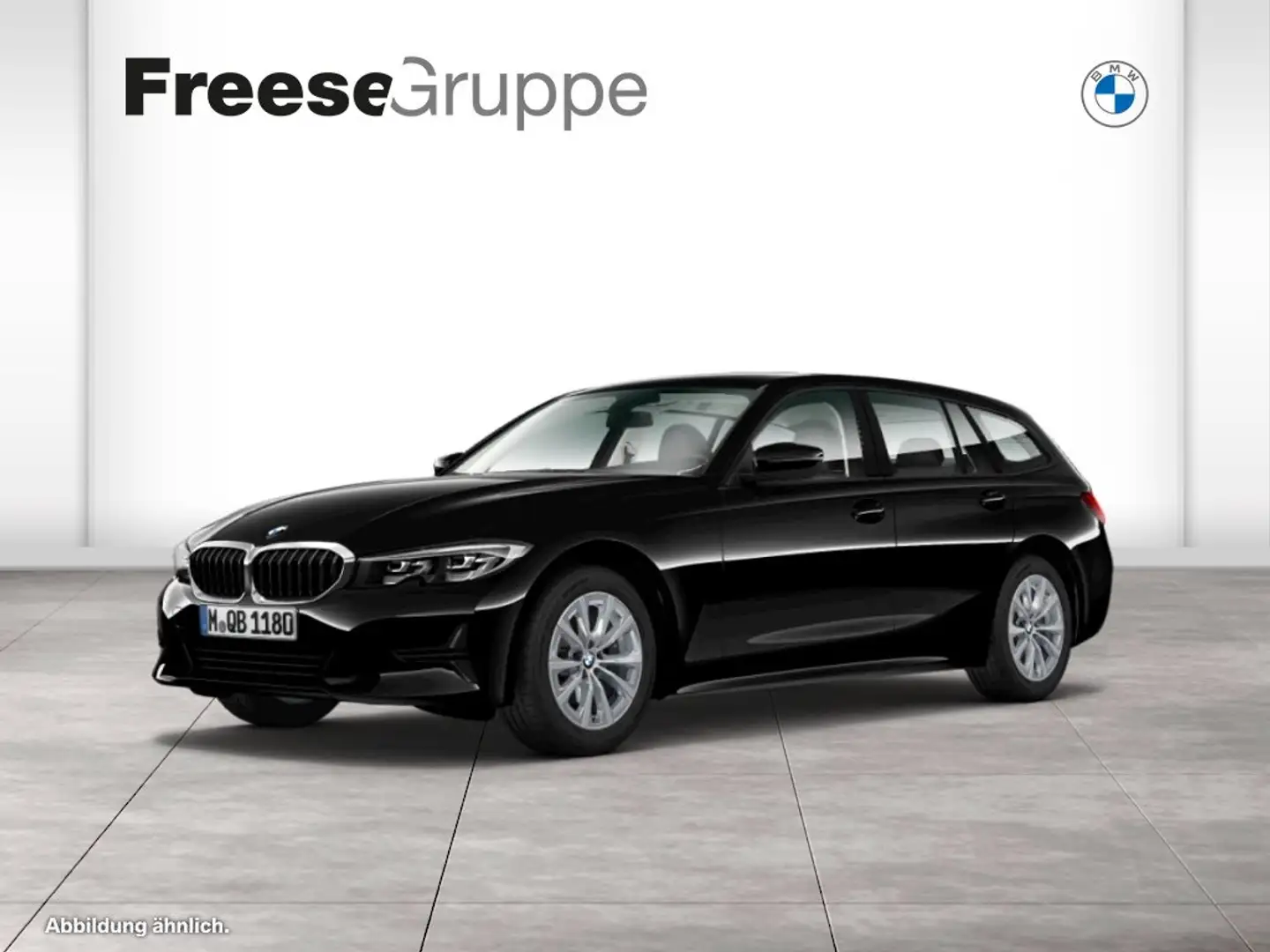 BMW 320 d Touring DAB LED Klimaaut. PDC Schwarz - 1