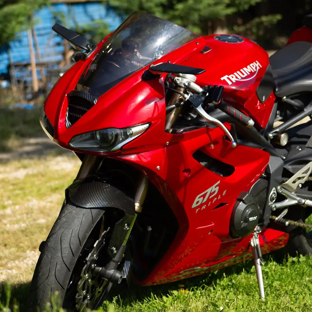 Triumph Daytona 675 Rood - 2