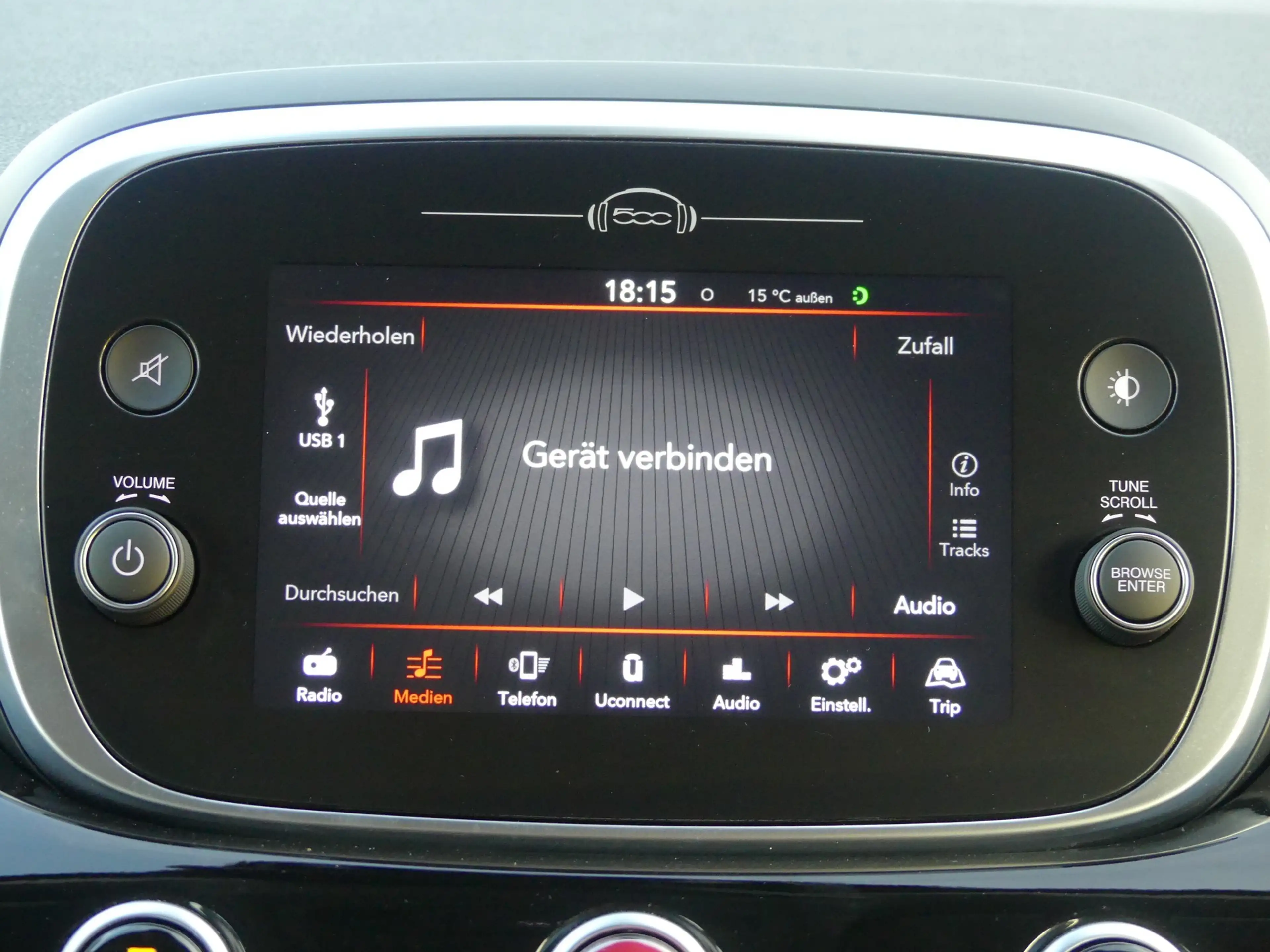 Fiat 500X 1.0 120th LED Tempomat Sitzheizung PDC USB — photo 11