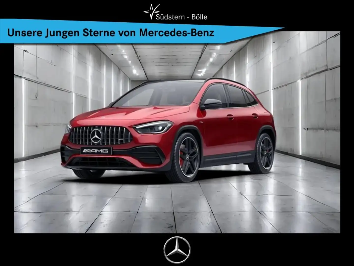 Mercedes-Benz GLA 35 AMG 4M +SHZ+AMBIENTE+MULTIBEAM+PANO-DACH Rouge - 1