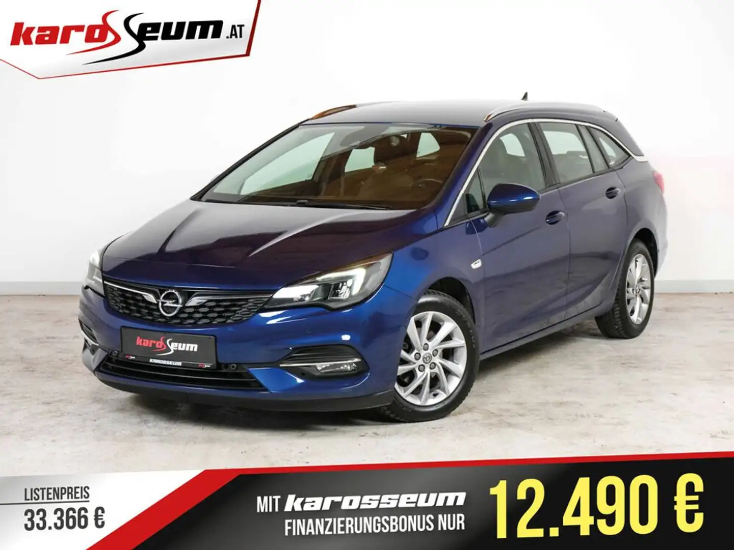 Opel Astra Elegance *LEDER*NAVI-PRO*RFK*WINTER-P* Blau - 1