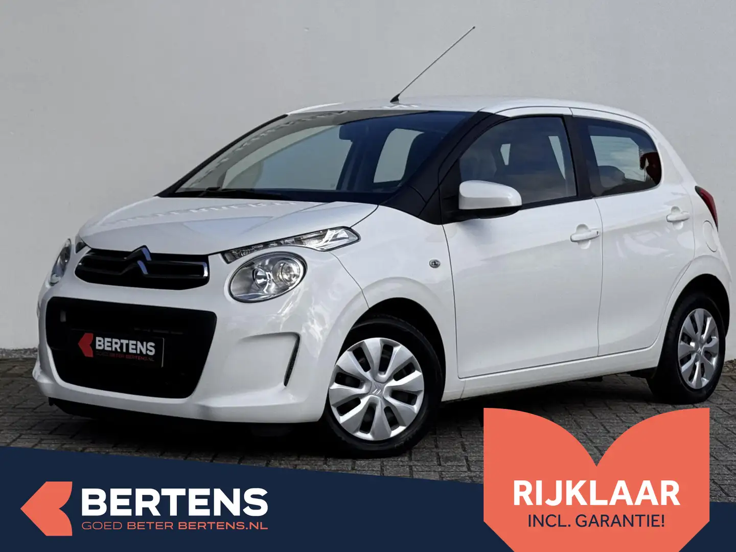 Citroen C1 1.0 VTi Feel | Aircro | Prijs is rijklaar incl. ga Wit - 1
