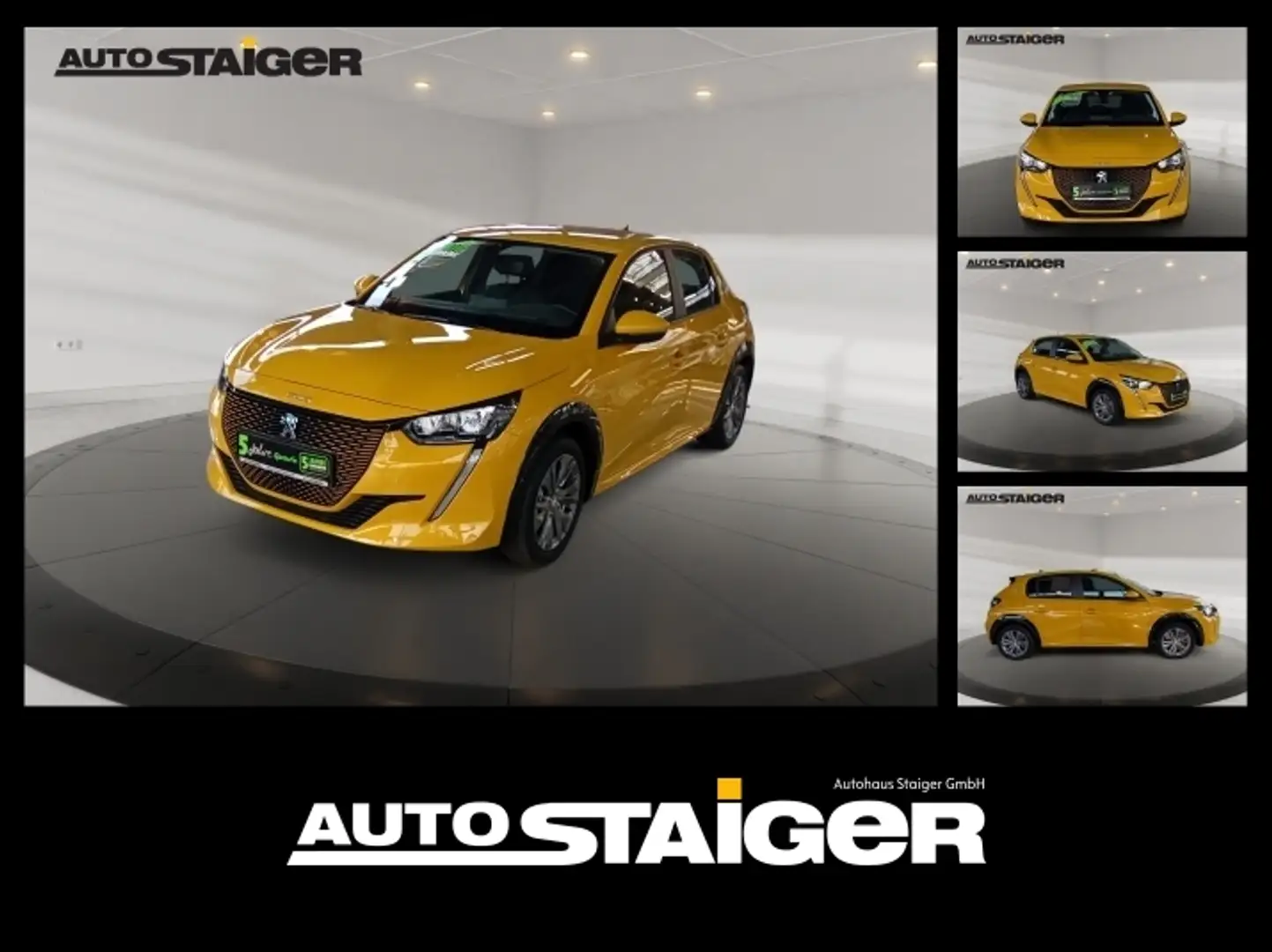Peugeot 208 e- Active Pack Elektro *Keyless*Klimaautom* Gelb - 1