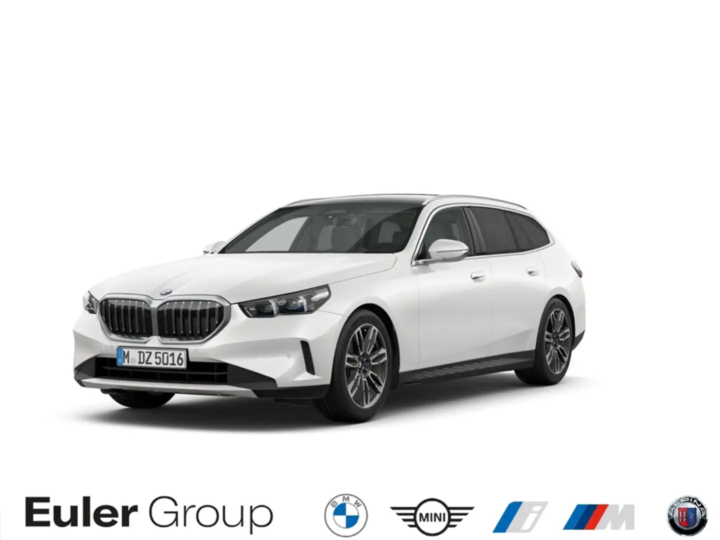 BMW 520 i Touring M-Sport Sportpaket AHK-klappbar AHK El. Weiß - 1