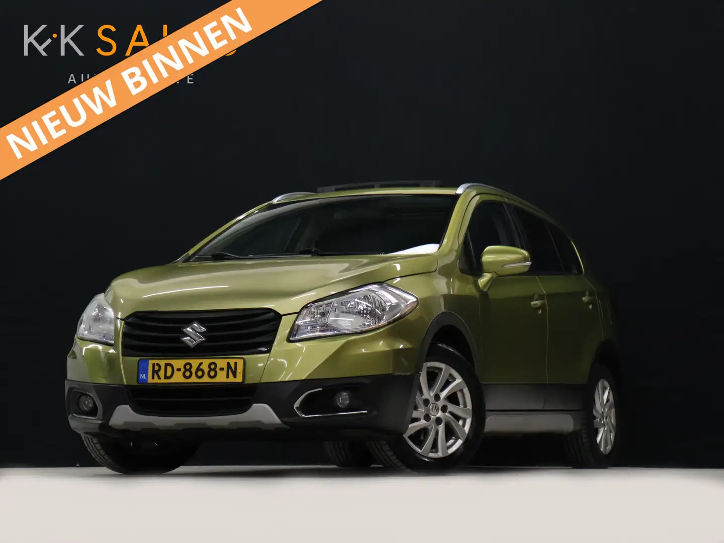 Suzuki SX4 S-Cross 1.6 Exclusive [TREKHAAK AFNEEMBAAR, SCHUIFKANTELDA Groen - 1