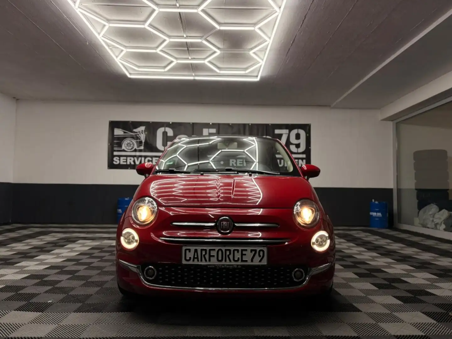 Fiat 500 KLIMA PDC PANORAMADACH Klima Einparkhilfe - 2