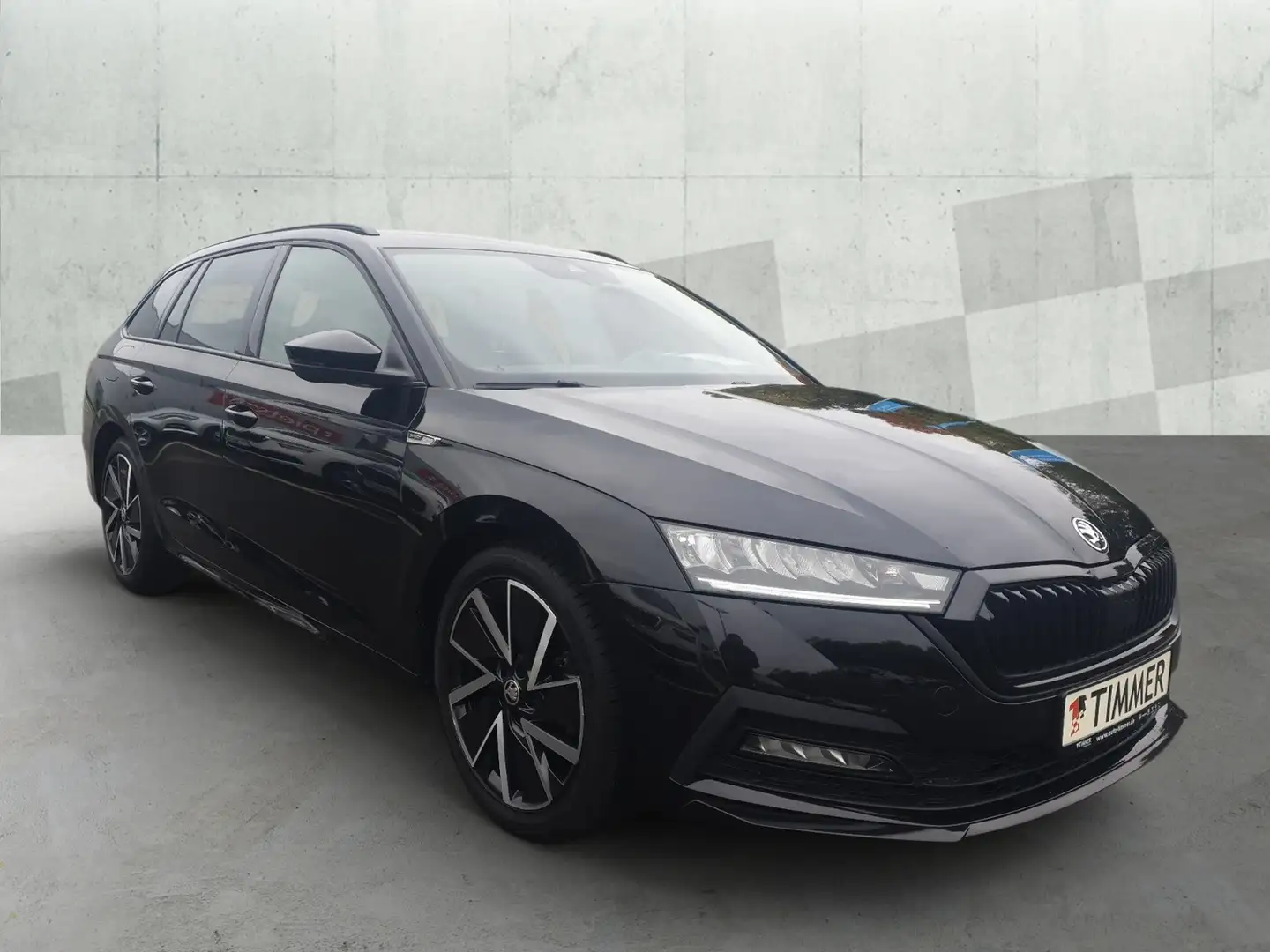 Skoda Octavia Combi 2.0 TDI DSG SPORTLINE *CANTON *HuD *LED *AC Schwarz - 2