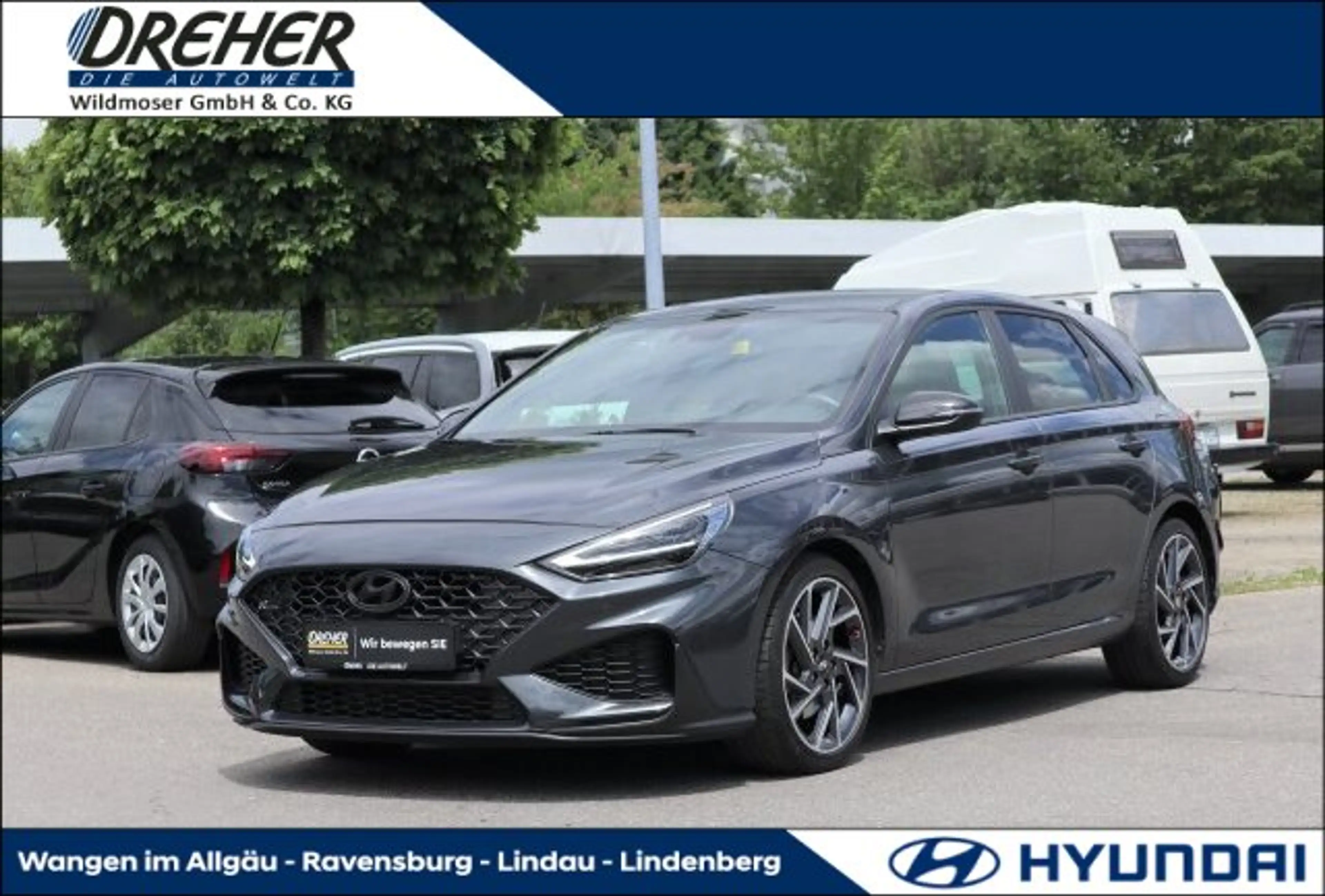 Hyundai i30 1.5 T-GDI N-Line Mild-Hybrid Kamera/Navi/PDC Autom./Klima/BC/Tempomat/eFH./Audiosystem: Radio RDS/Sportsitze