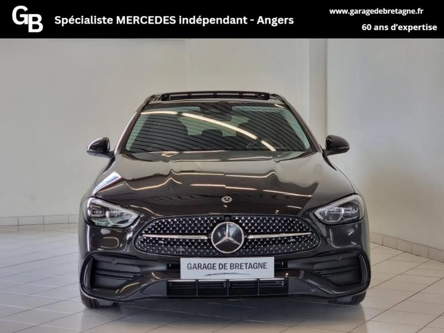 Mercedes-Benz C 220 220 d 197ch AMG Line Gris - 2