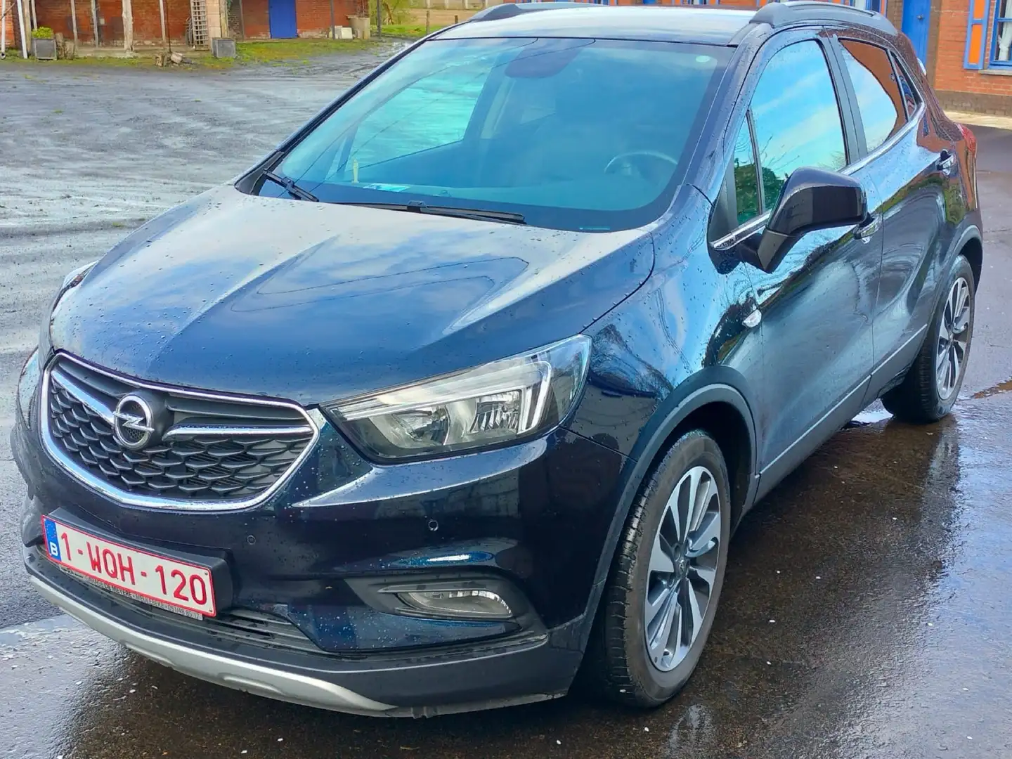 Opel Mokka X 1.4 Automatik Edition Blauw - 1