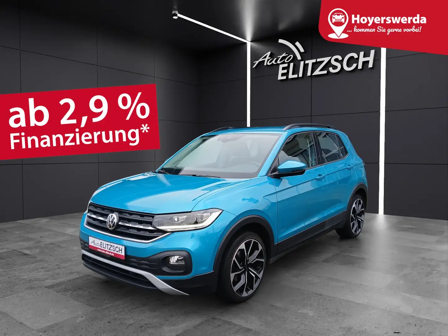 Volkswagen T-Cross TSI Life DSG LED Klima RFK LM Blau - 1