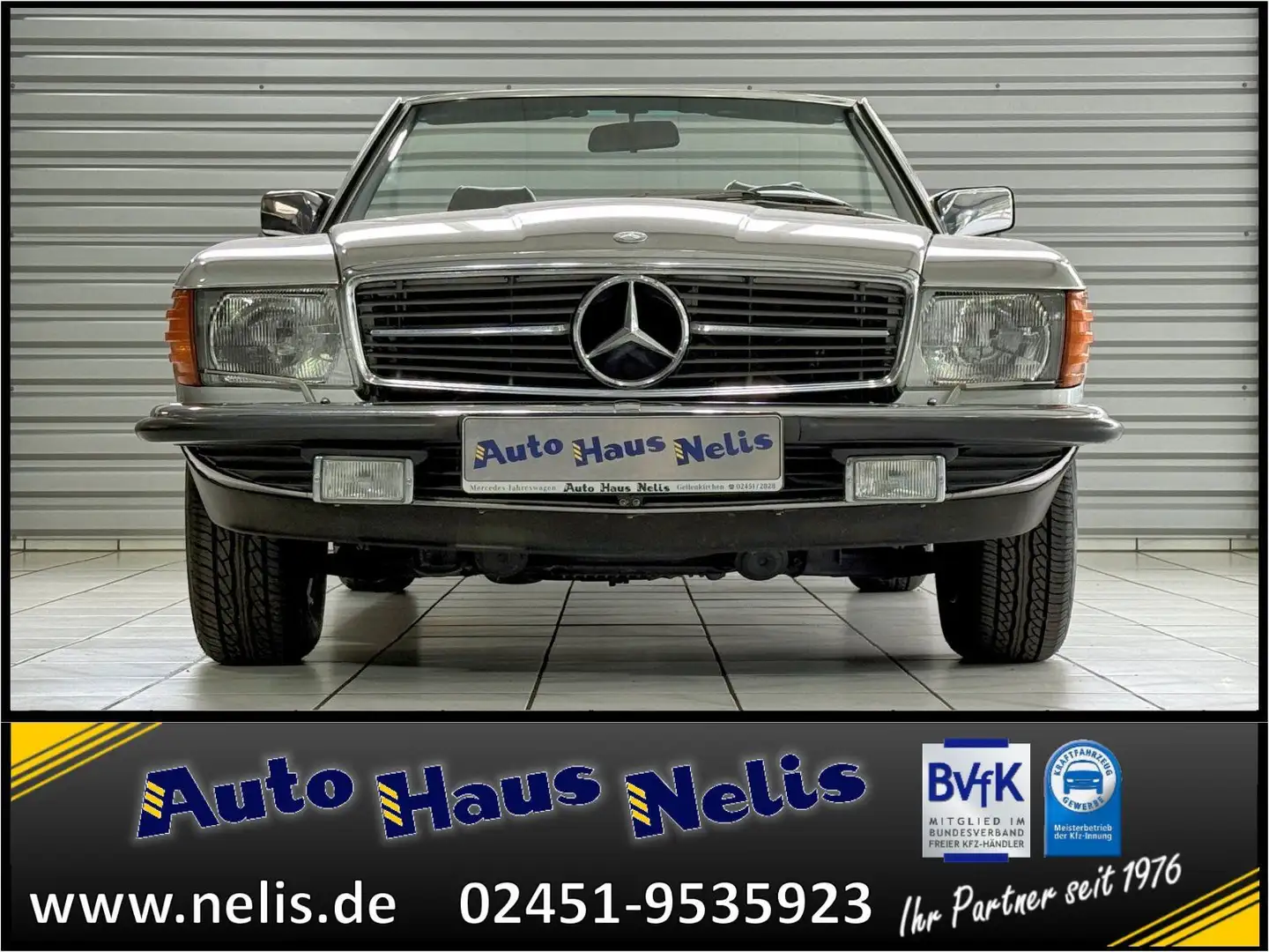Mercedes-Benz 500 SL Roadster deutsches Fzg. Klima Tempomat AB Zilver - 2