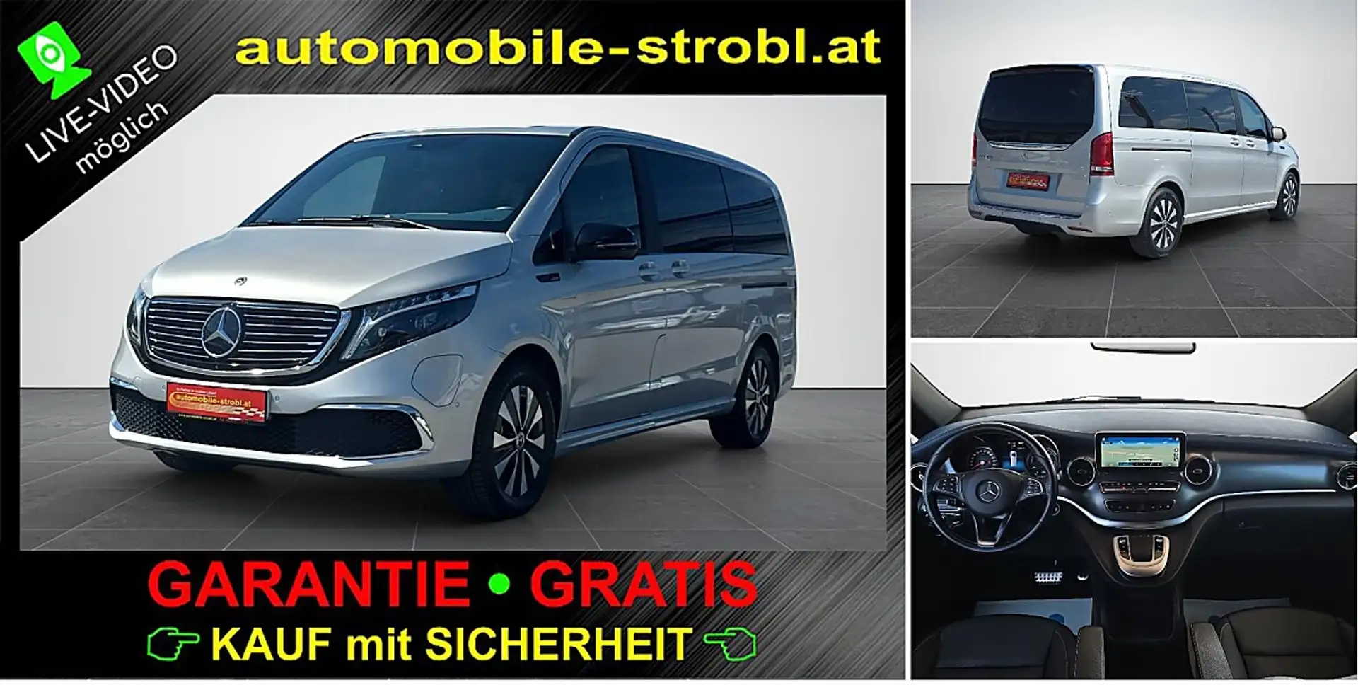 Mercedes-Benz EQV 300 *6-Sitze*LED*App.C*GARANTIE* Silber - 1