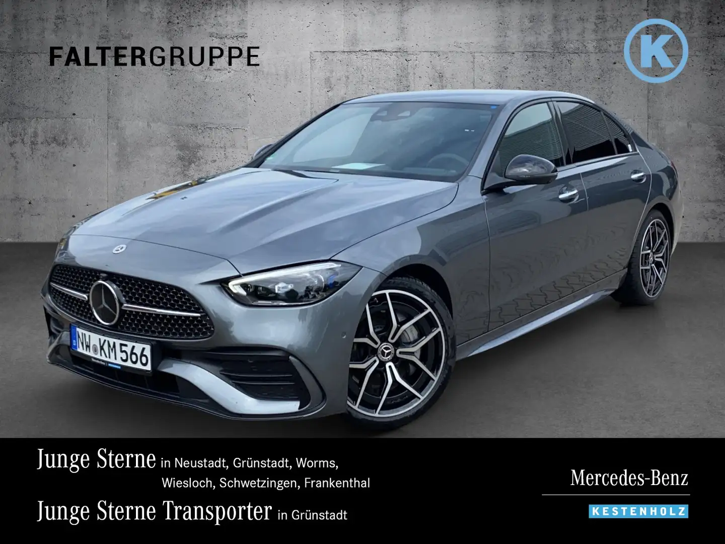 Mercedes-Benz C 300 C 300 d AMG+DISTRO+PANO+360°+BURME+MEMORY+NIGHT Grau - 1