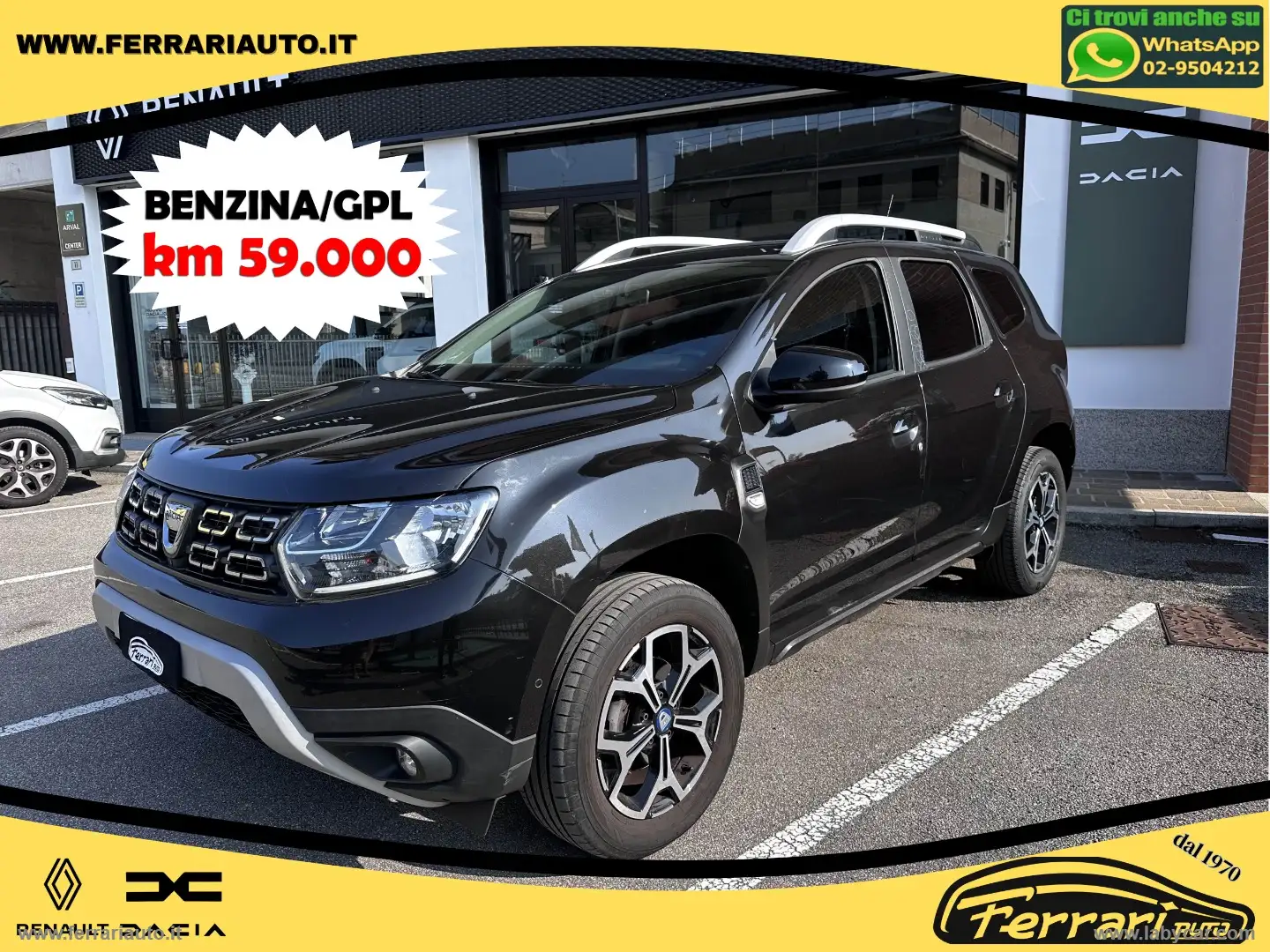 Dacia Duster 1.0 TCe 100 CV ECO-G 4x2 Prestige GPL Zwart - 1
