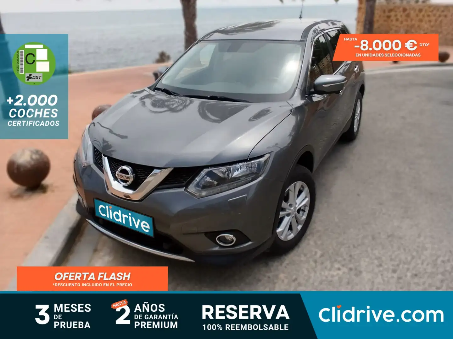 Nissan X-Trail 1.6 dCi Tekna 4x4i Gris - 1
