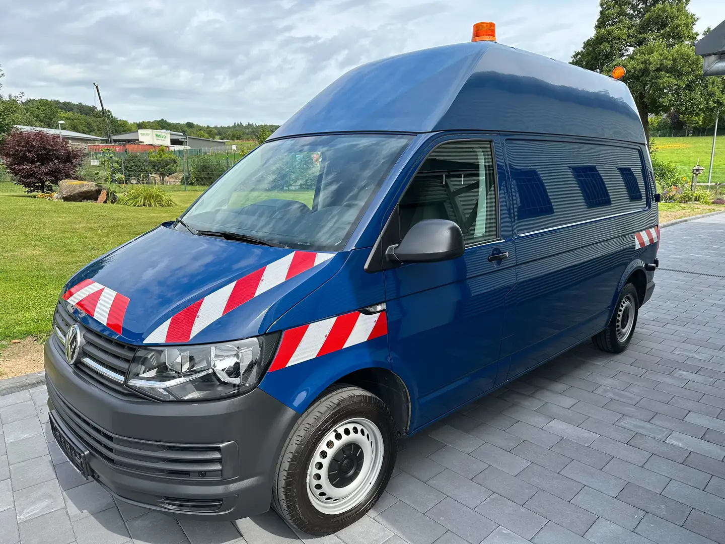 Volkswagen T6 Transporter Kasten Hochdach lang 4Motion DSG AHK PDC Mwst. Blau - 2