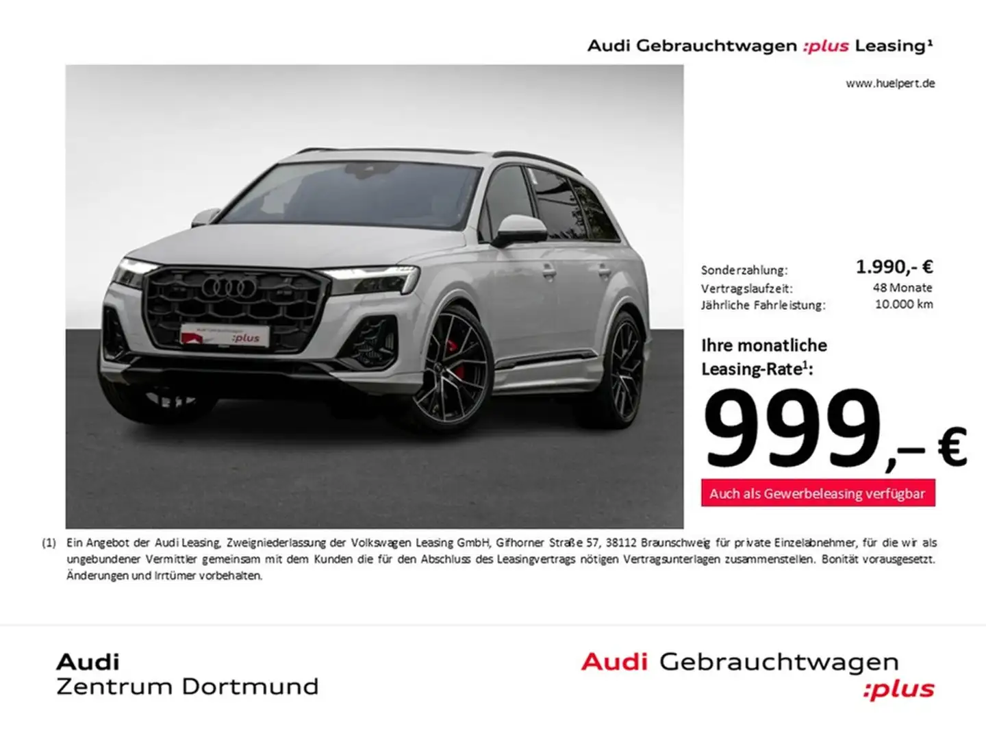 Audi SQ7 quattro BLACKPAK PANO AHK 360°CAM ACC LM22 Bílá - 1