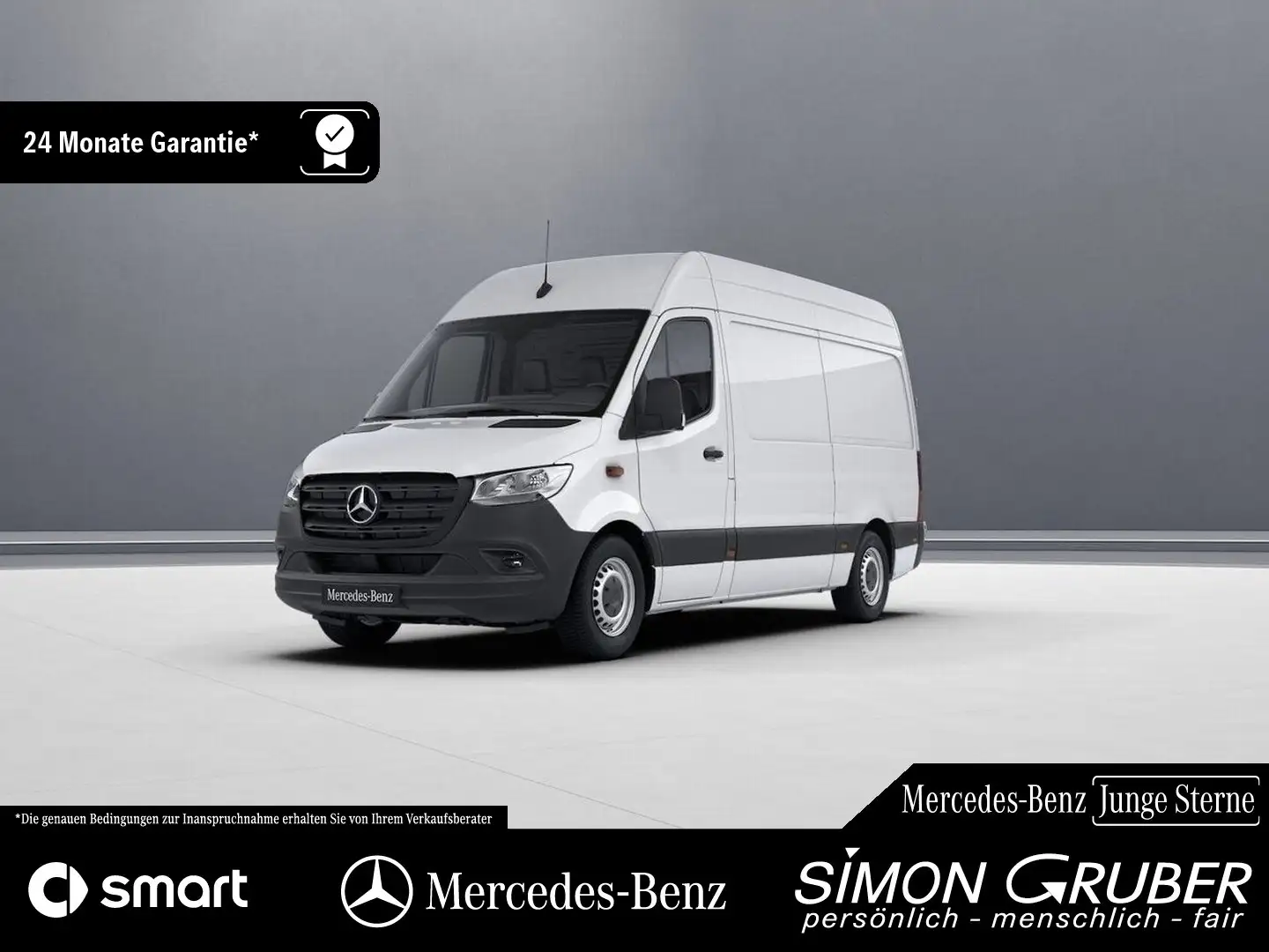 Mercedes-Benz Sprinter 317 Standard L2H2 9G MBUX Navi 360 Cam Blanc - 1