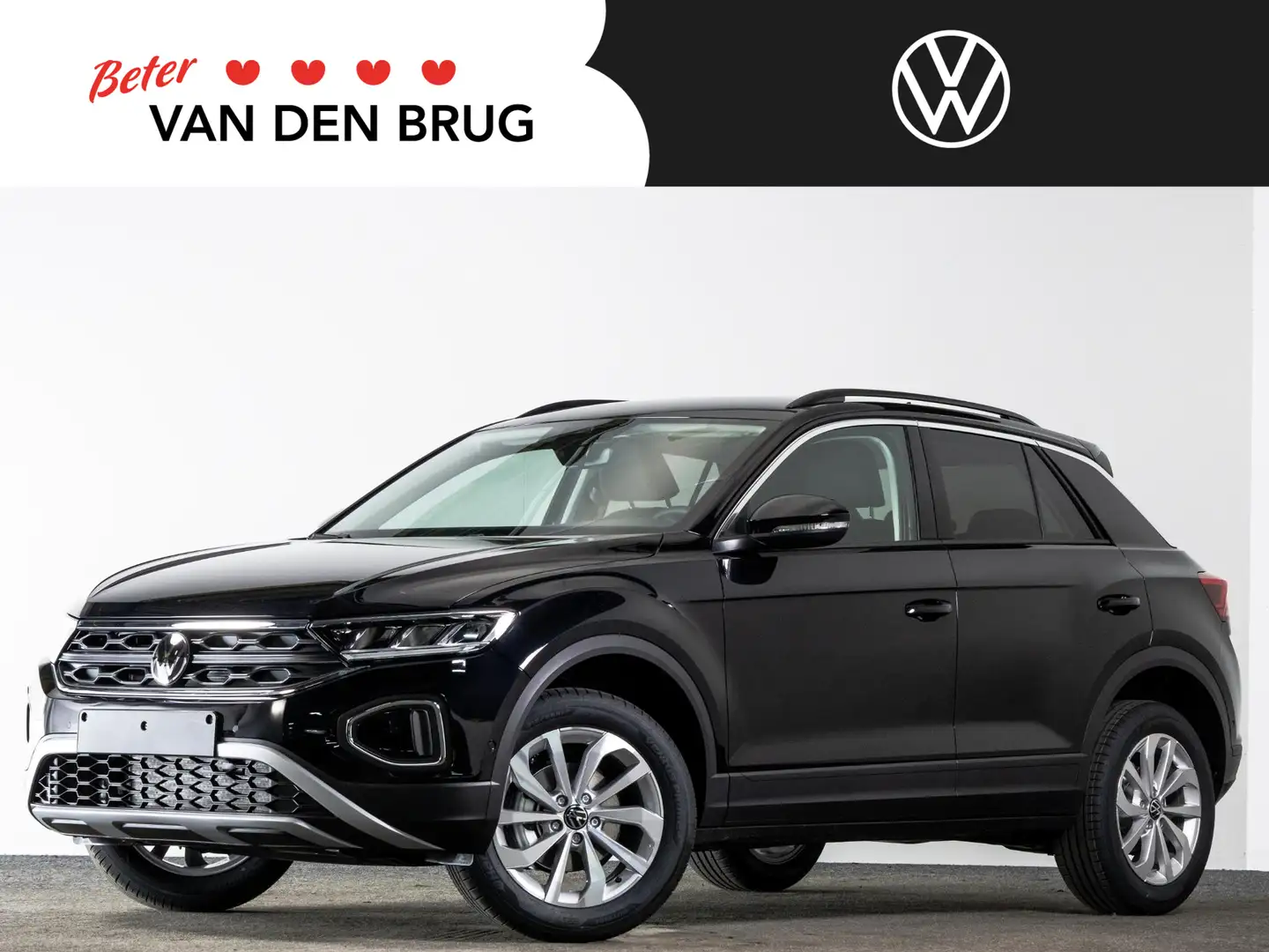 Volkswagen T-Roc Life Edition 1.0 116 pk TSI | Trekhaak | Achteruit Zwart - 1