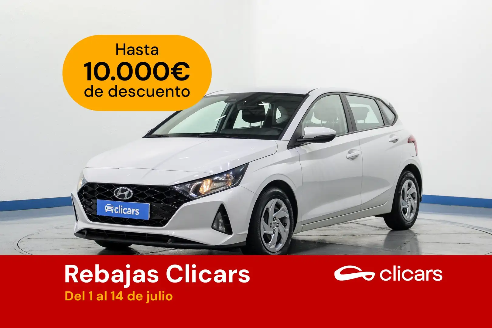 Hyundai i20 1.0 TGDI Klass 100 Blanco - 1