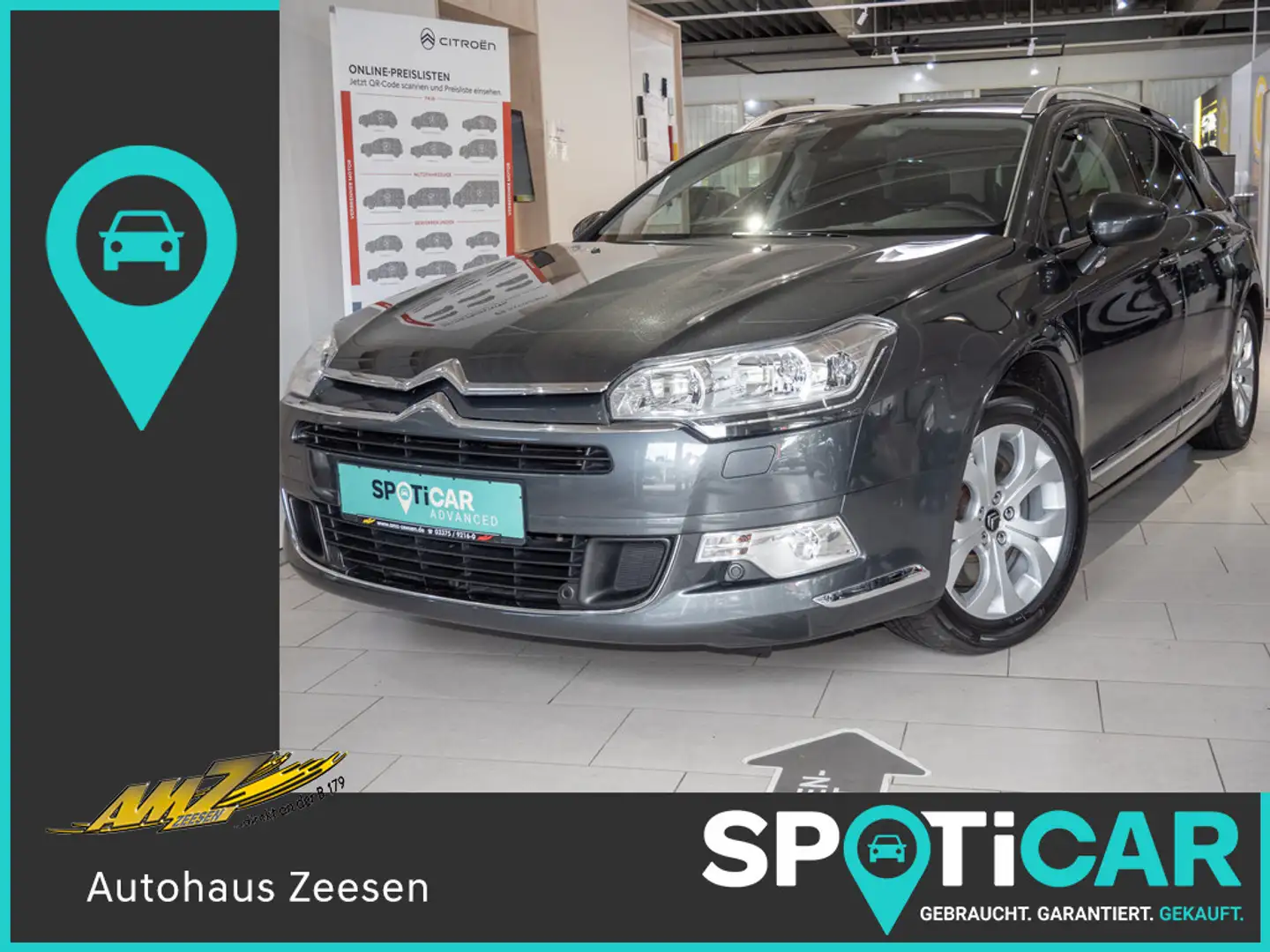 Citroen C5 Tourer 2.0 BlueHDi 180 Selection NAVI AHK Šedá - 1