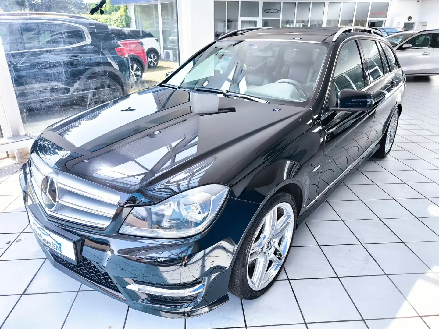 Mercedes-Benz C 350 T*AMG Paket*Panorama*Ahk*Unfallfrei* Schwarz - 2