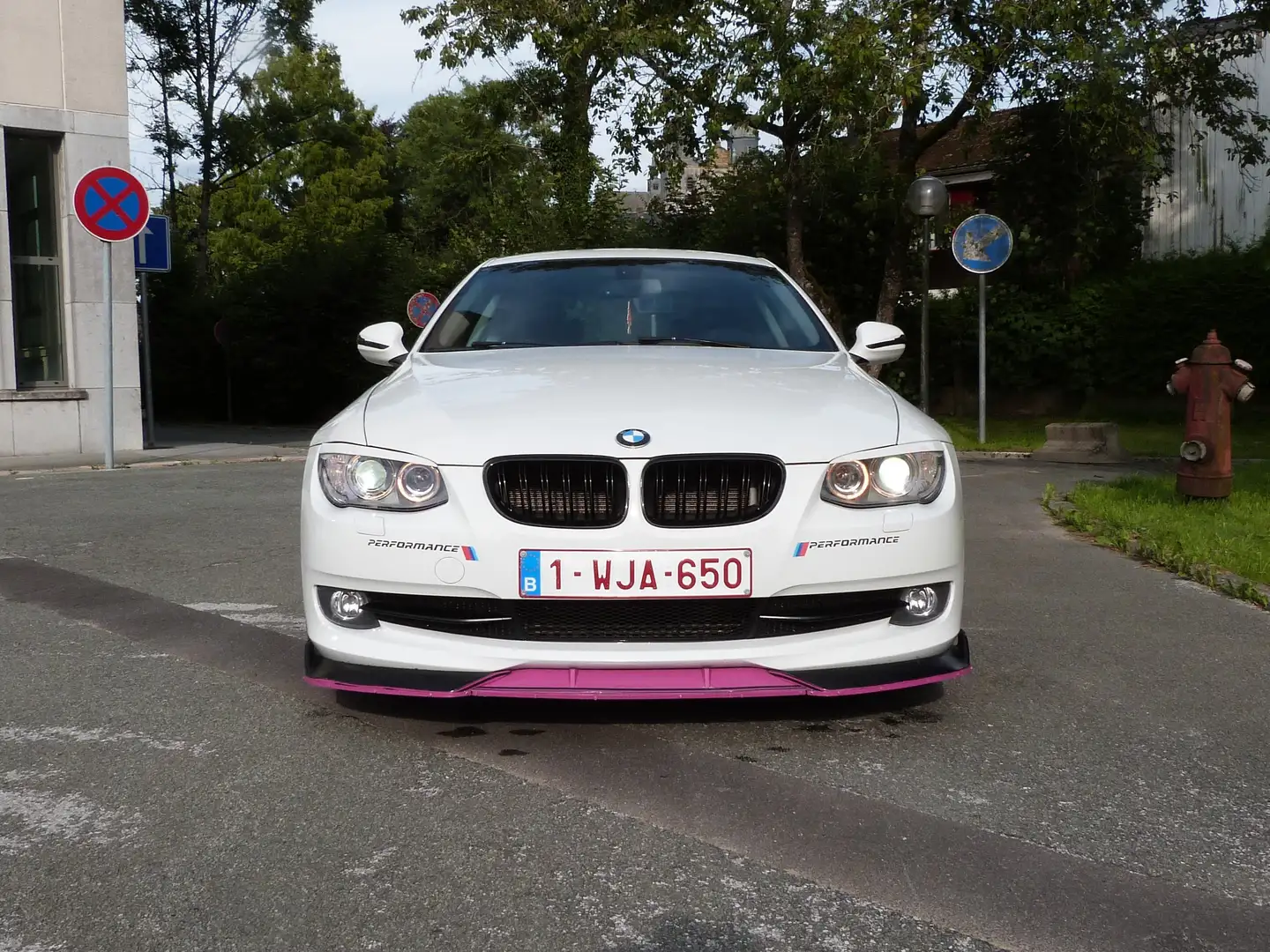 BMW 320 Coupé 320 d Blanc - 1