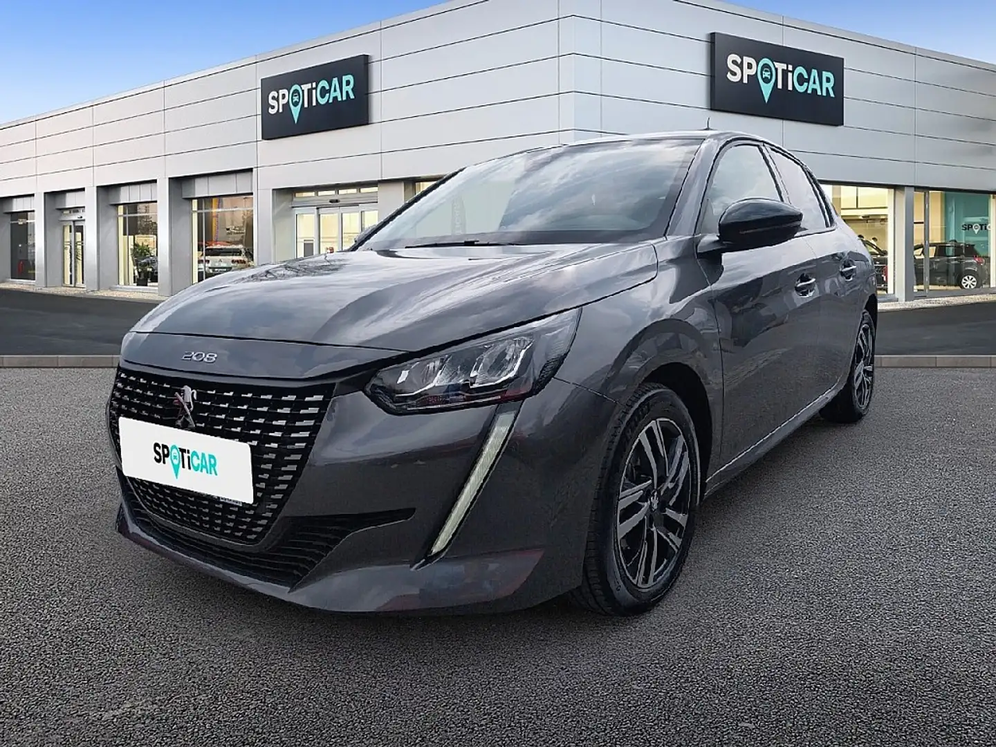 Peugeot 208 Allure PureTech 100 S&S EAT8 Aut. Grau - 1