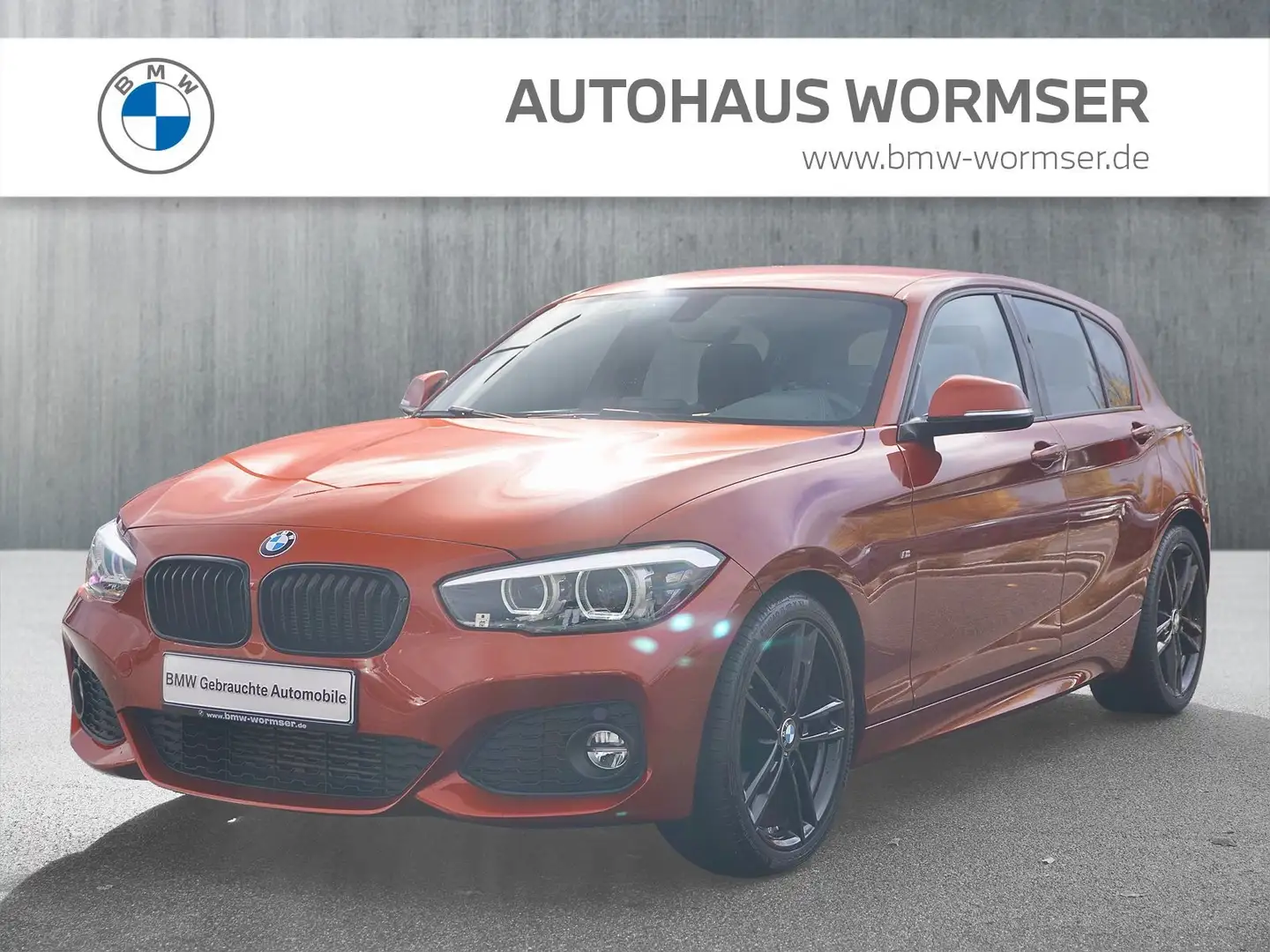 BMW 118 i 5-Türer LED Tempomat USB Klimaaut. Shz PDC Orange - 1