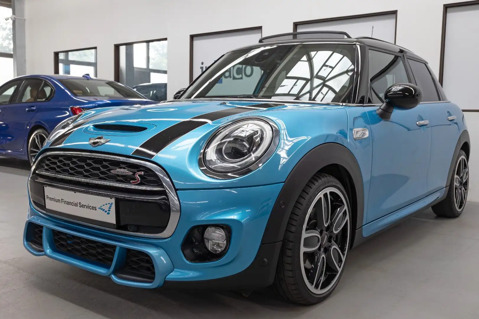 MINI Cooper SD JCW Areo LED NaviPro HUD Pano H&K uvm! Blau - 1