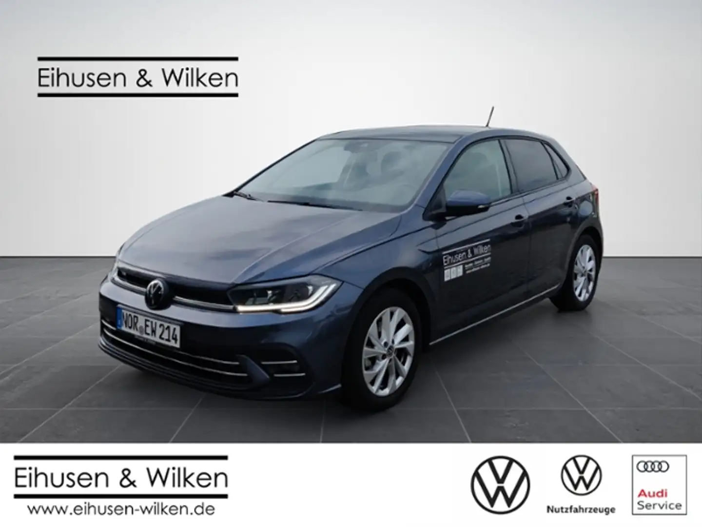 Volkswagen Polo 1.0+TSI+DSG+PANO+IQ DRIVE+AHK+NAVI+ Grau - 1