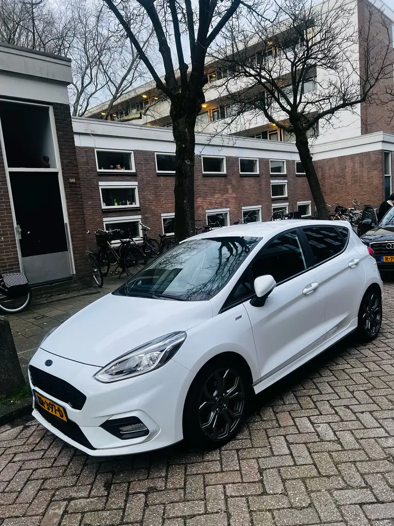 Ford Fiesta 1.0 EcoBoost S&S ST-LINE Wit - 2