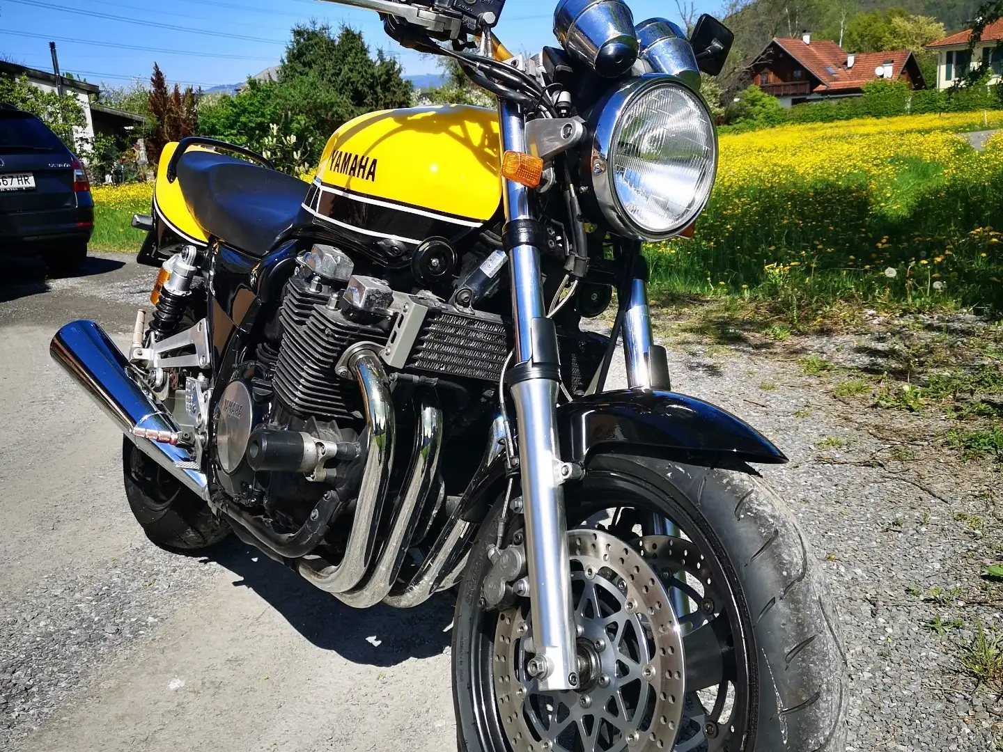 Yamaha XJR 1200 žuta - 2