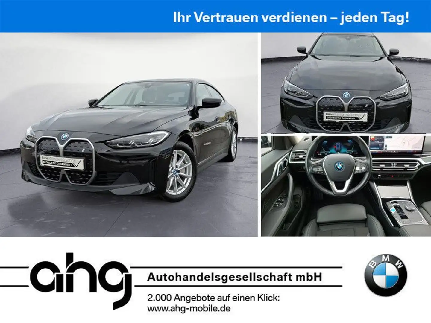 BMW i4 eDrive40 Navi RFK CarPlay LED Schwarz - 1