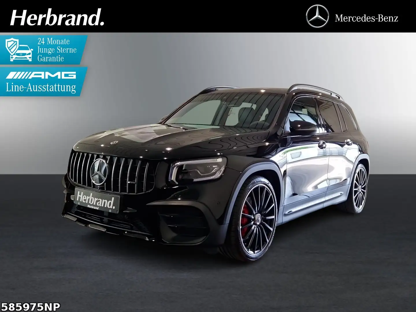 Mercedes-Benz GLB 35 AMG 4M 7-Sitzer Night Memory Panorama LED Noir - 1