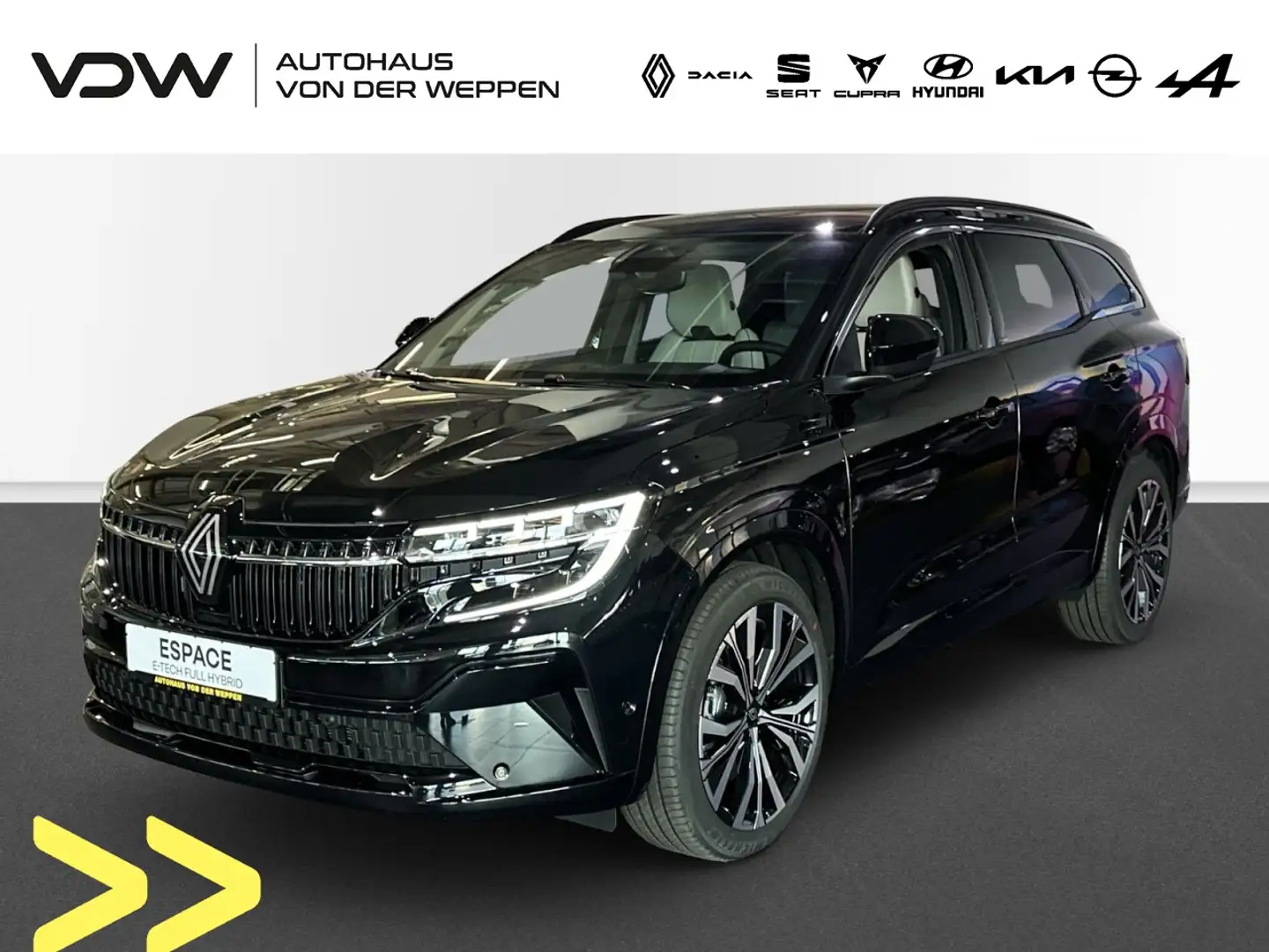 Renault Espace VI Iconic E-Tech Hybrid sofort verfügbar Klima Noir - 1