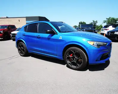 Blue 2022 Alfa Romeo Stelvio SUV / Crossover All-Wheel Drive Automatic