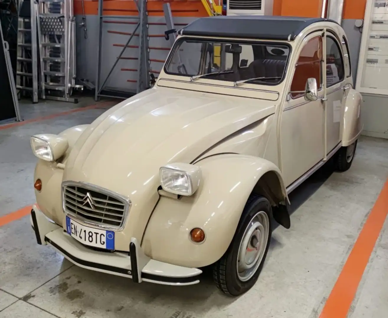 Citroen 2CV 6, TARGA ORO, ISCRITTA ASI, IMPECCABILE. Blanco - 1