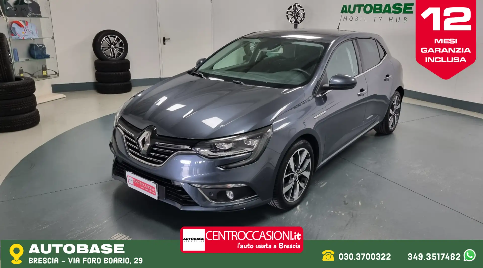 Renault Megane 15 DCI Energy Bose 110cv EDC Grigio - 1