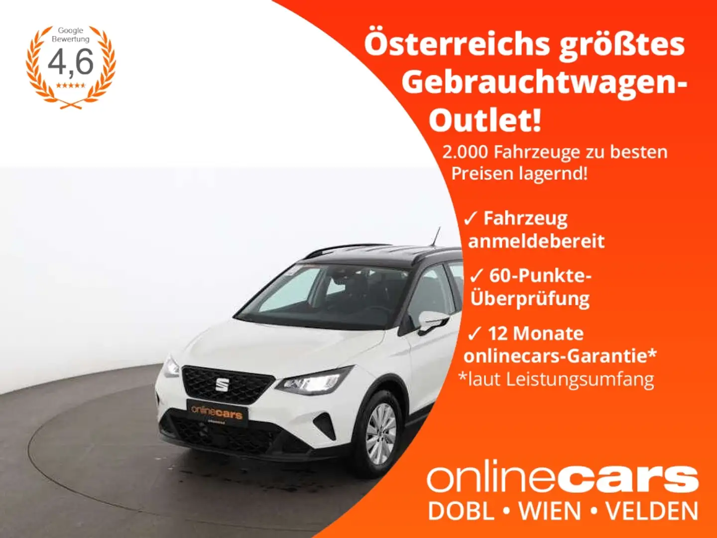 SEAT Arona 1.0 TSI Style LED RADAR NAVI ASSIST TEMP Wit - 1