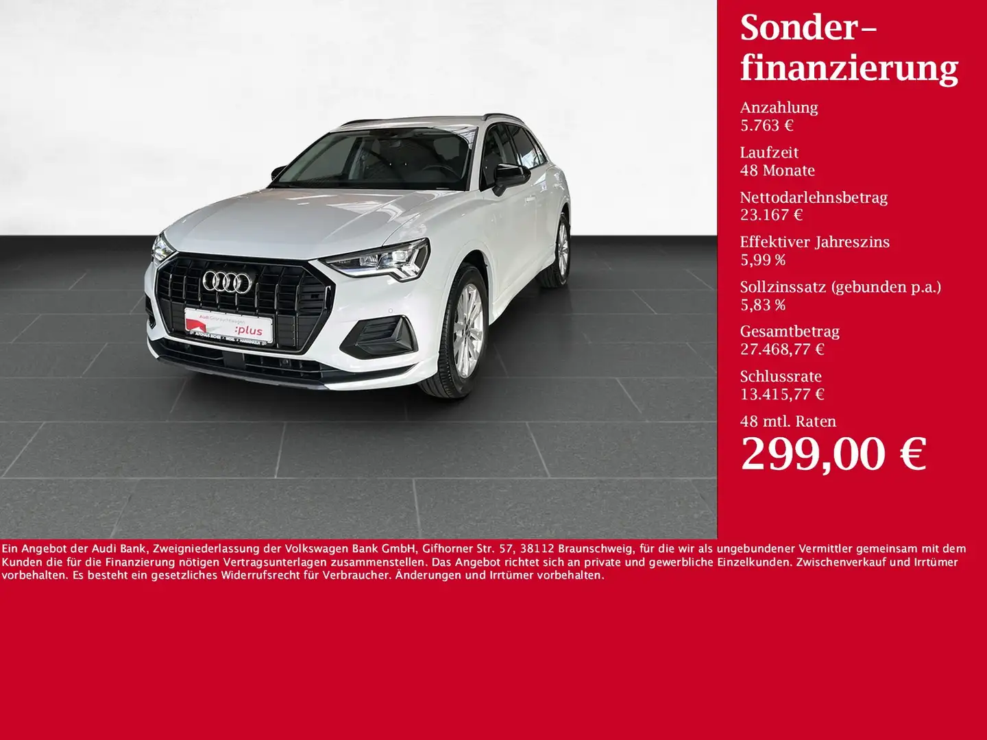 Audi Q3 advanced 35 TFSI 6-Gang /AHK/Navi/LED/Sitzhz Blanc - 1