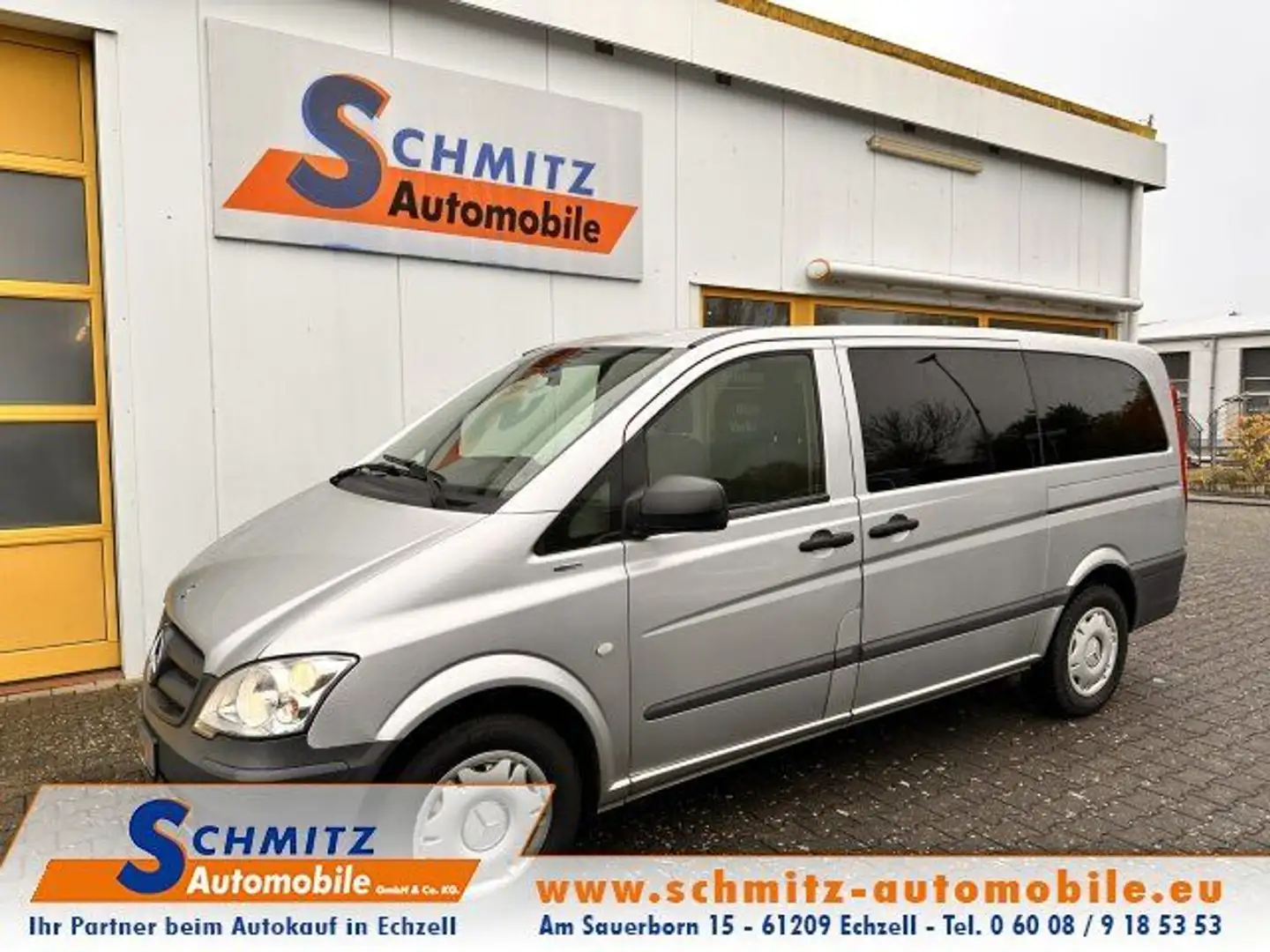 Mercedes-Benz Vito 113CDI lang Automatik 8-Sitze/Sitzhzg./PDC Silber - 1