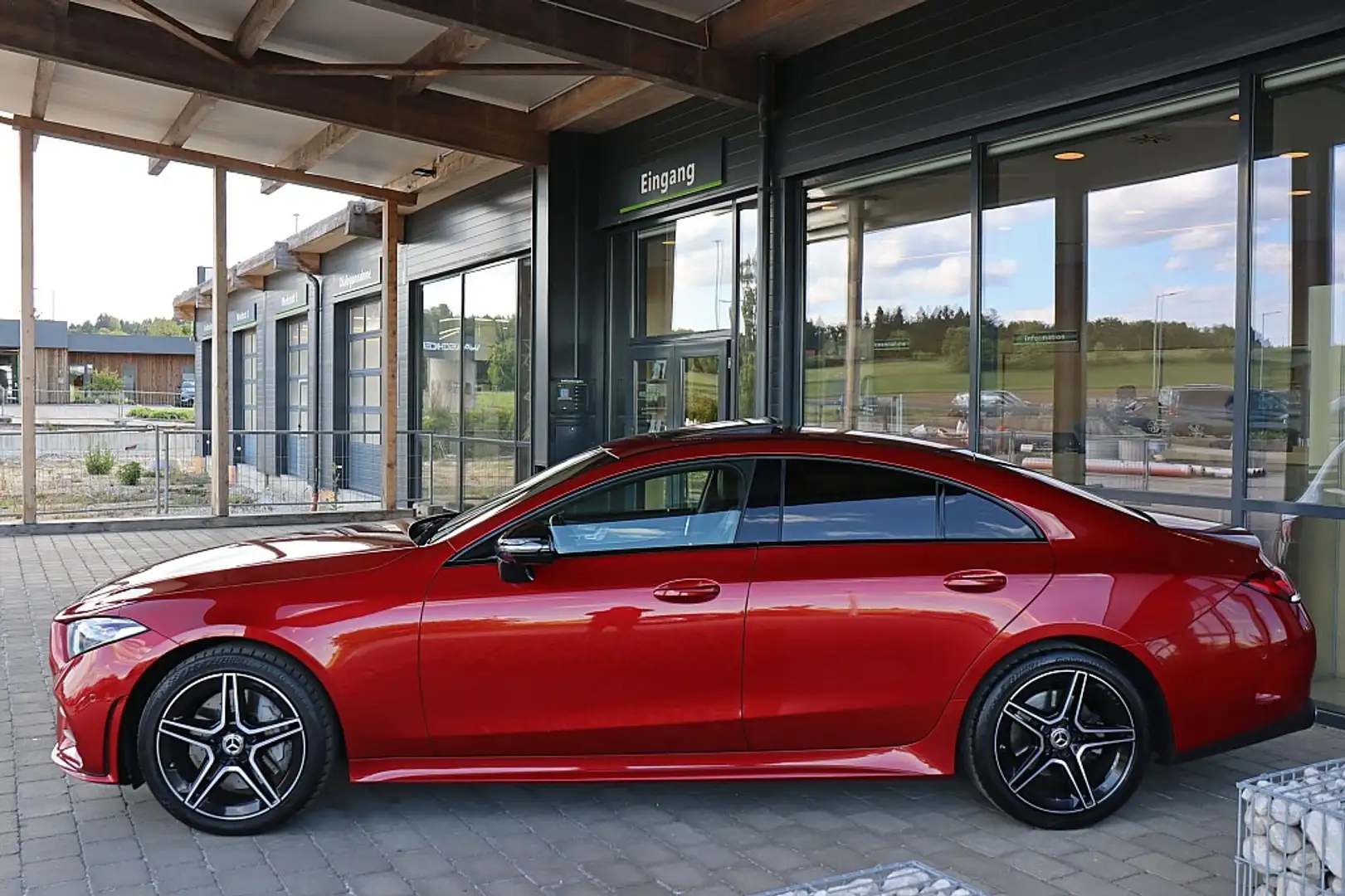 Mercedes-Benz CLS 350 d 4MATIC Aut. AMG ACC, ACC, Night Paket. Schieb... Rouge - 2