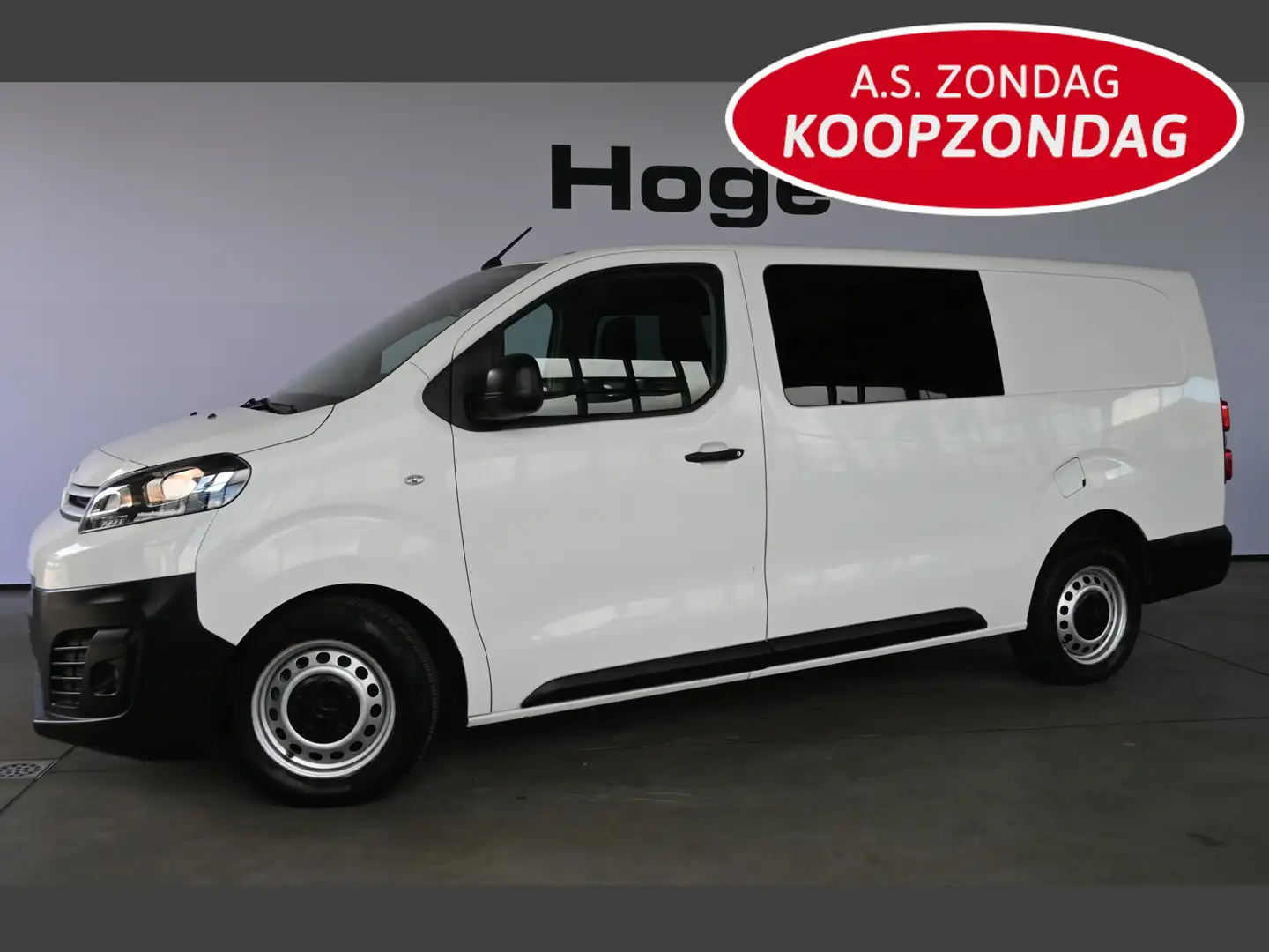 Citroen Jumpy 2.0 BlueHDI 120 Club XL DC S&S Airco Cruise contro Blanc - 1