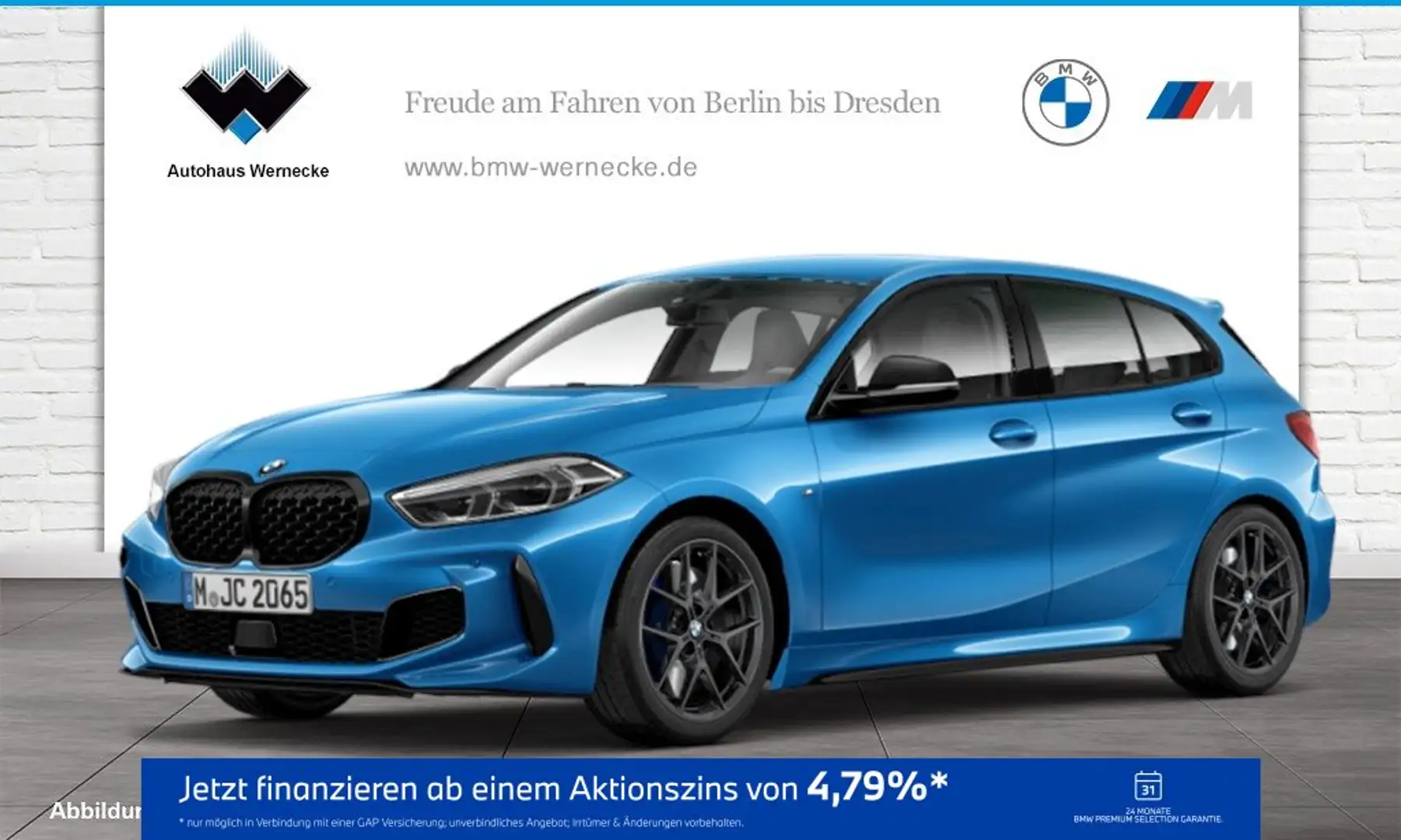 BMW 135 M135i xDrive Hatch Head-Up DAB LED WLAN Shz PDC Blau - 1