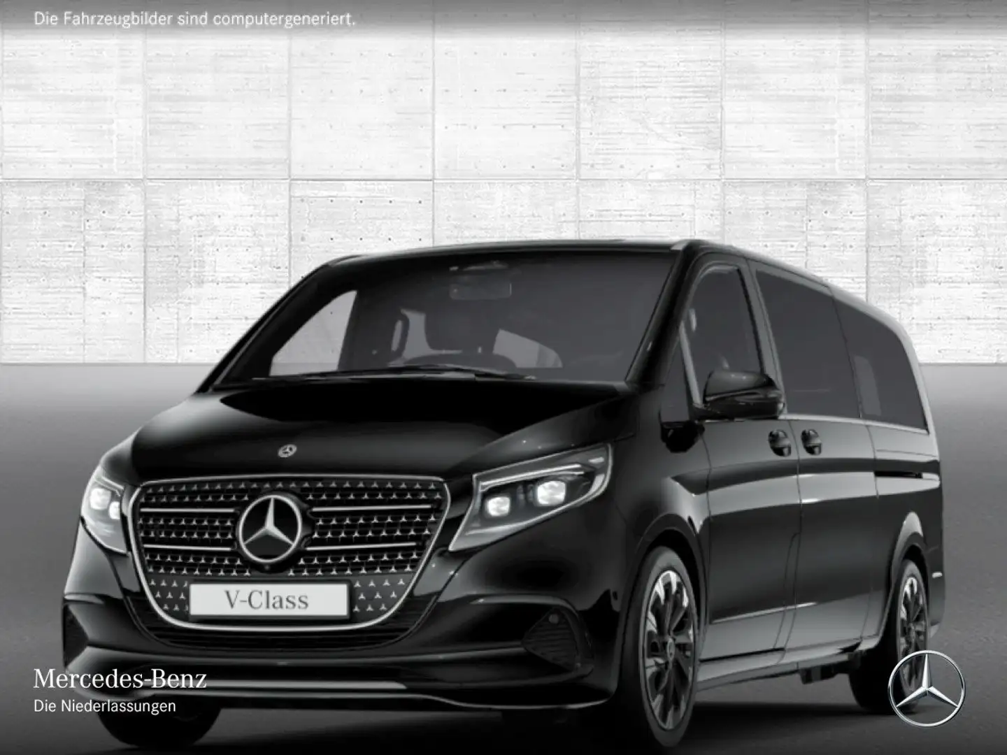 Mercedes-Benz V 250 d XL AVANTGARDE+9G+Klimaautom.+Navi+DIS Negro - 2
