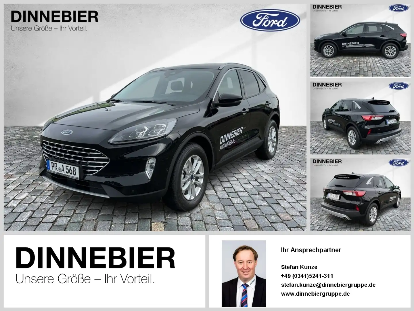 Ford Kuga Titanium X 4x4 LED+Navi+Kamera+AHK+SHZ Schwarz - 1